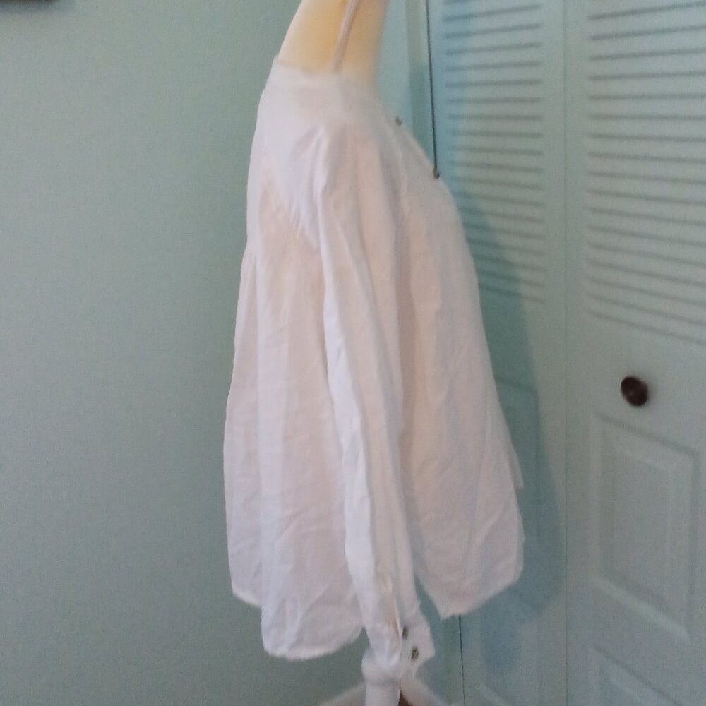 We The Free Keep It Simple Button Up Linen Shirt … - image 5